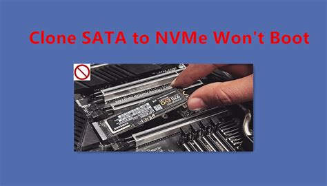 nvme clone not booting|nvme 2tb won't boot.